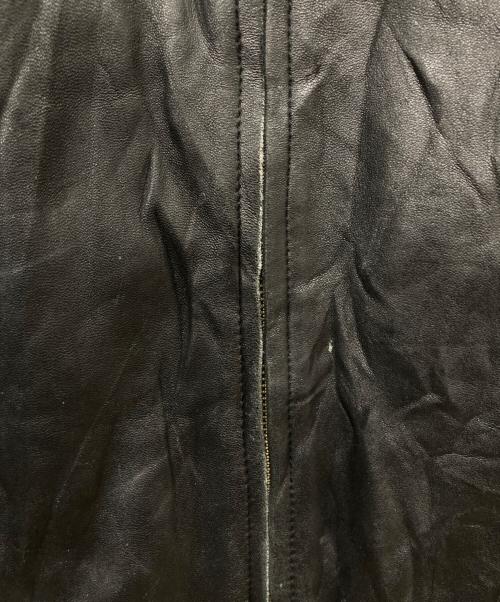 JOS.A.BANK（ジョス エー バンク）JOS.A.BANK (ジョス エー バンク) レザージャケット ブラック サイズ:Lの古着・服飾アイテム