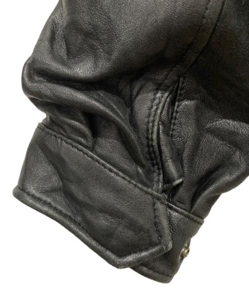 JOS.A.BANK（ジョス エー バンク）JOS.A.BANK (ジョス エー バンク) レザージャケット ブラック サイズ:Lの古着・服飾アイテム