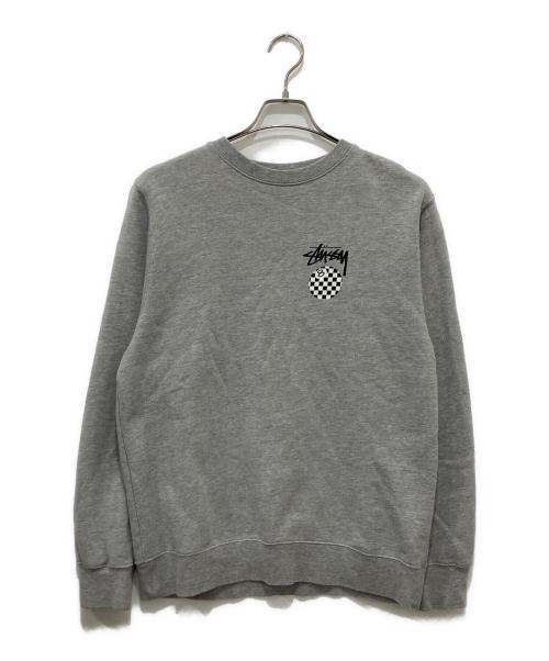 stussy（ステューシー）stussy (ステューシー) 8ボールスウェット グレー サイズ:Mの古着・服飾アイテム