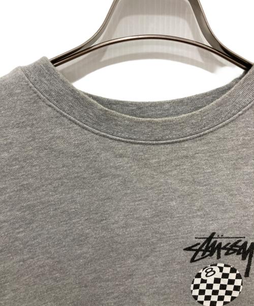 stussy（ステューシー）stussy (ステューシー) 8ボールスウェット グレー サイズ:Mの古着・服飾アイテム