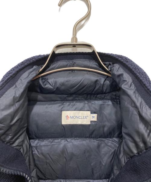MONCLER（モンクレール）MONCLER (モンクレール) MAGLIONE TRICOT CARDIGAN ネイビー サイズ:Mの古着・服飾アイテム