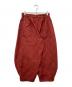 BLACK COMME des GARCONS (ブラックコムデギャルソン) チェックワイドパンツ レッド サイズ:M：16000円
