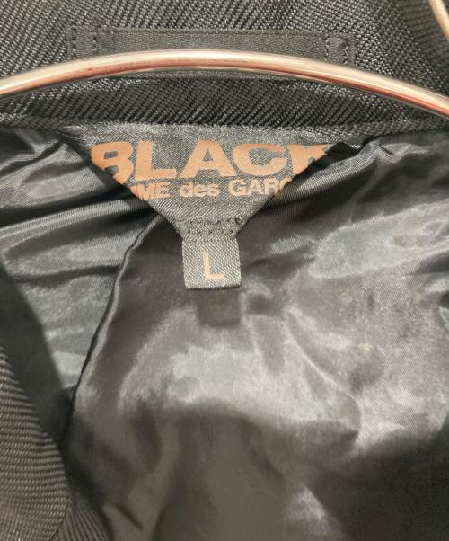 BLACK COMME des GARCONS（ブラックコムデギャルソン）BLACK COMME des GARCONS (ブラックコムデギャルソン) ポリ縮絨ジャケット ブラック サイズ:Lの古着・服飾アイテム
