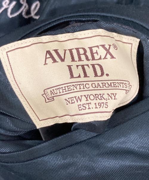 AVIREX（アヴィレックス）AVIREX (アヴィレックス) 東洋エンタープライズ (トウヨウエンタープライズ) SUKA JACKET 50th JAPAN MAP ブラック×グリーン サイズ:Lの古着・服飾アイテム
