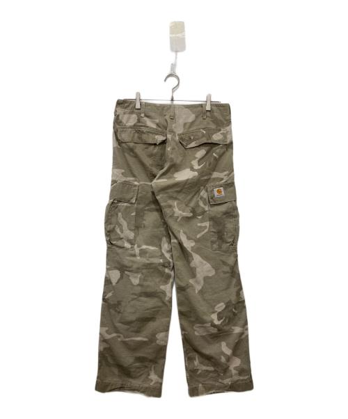 CarHartt（カーハート）CarHartt (カーハート) リップストップカモフラカーゴパンツ ベージュ サイズ:W30の古着・服飾アイテム