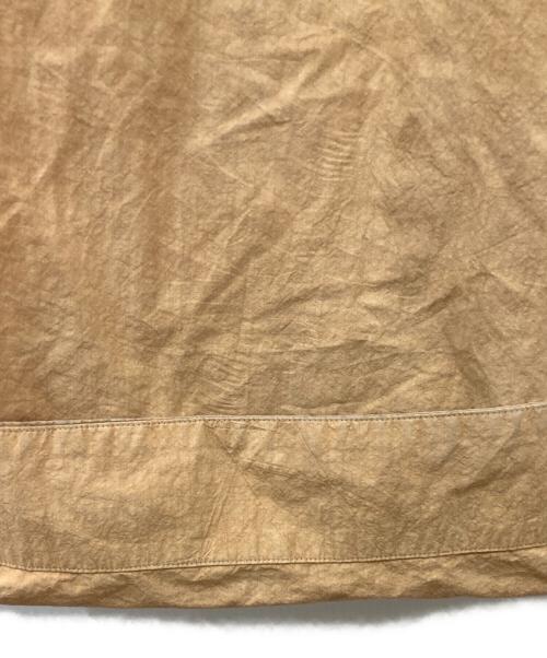 yokosakamoto（ヨウコサカモト）yokosakamoto (ヨウコサカモト) コットンリネン タイプライターパンツ ベージュ サイズ:Lの古着・服飾アイテム