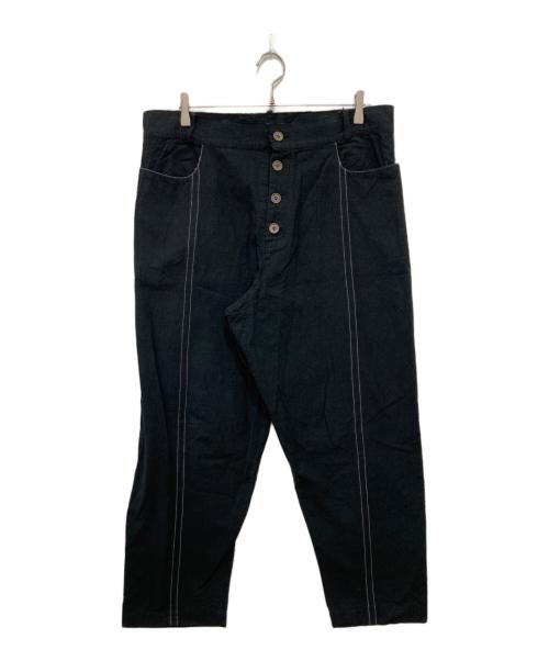 YUTA MATSUOKA（ユウタマツオカ）YUTA MATSUOKA (ユウタマツオカ) JEAN PANTS-black ブラック サイズ:3の古着・服飾アイテム