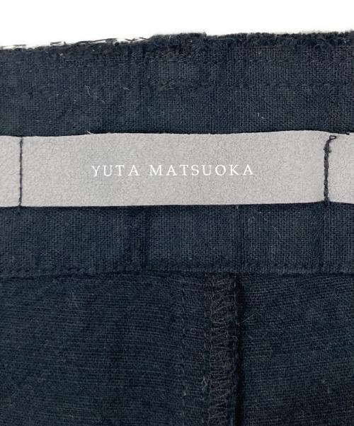 YUTA MATSUOKA（ユウタマツオカ）YUTA MATSUOKA (ユウタマツオカ) JEAN PANTS-black ブラック サイズ:3の古着・服飾アイテム
