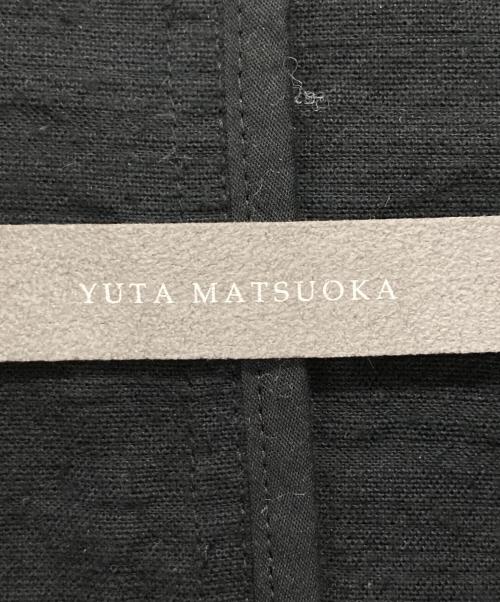 YUTA MATSUOKA（ユウタマツオカ）YUTA MATSUOKA (ユウタマツオカ) コットンシャツジャケット ブラック サイズ:3の古着・服飾アイテム