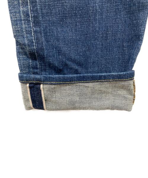 uniform experiment（ユニフォームエクスペリメント）uniform experiment (ユニフォームエクスペリメント) SLIM-FIT STRETCH DAMAGED JEANS インディゴ サイズ:76cm (W30)の古着・服飾アイテム