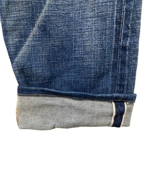 uniform experiment（ユニフォームエクスペリメント）uniform experiment (ユニフォームエクスペリメント) SLIM-FIT STRETCH DAMAGED JEANS インディゴ サイズ:76cm (W30)の古着・服飾アイテム