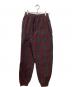 WTAPS（ダブルタップス）の古着「FROCK TROUSERSチェックパンツ」｜グレー×ボルドー