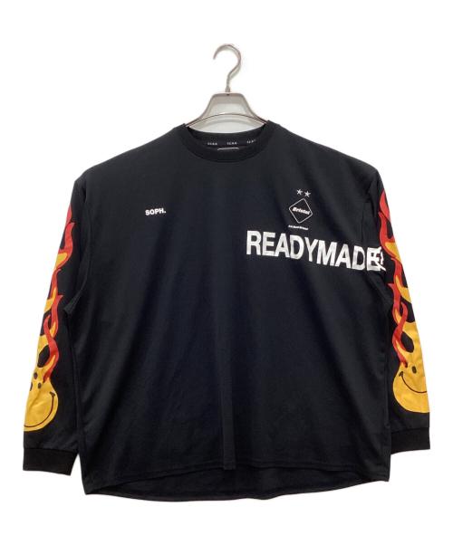 READYMADE（レディメイド）READYMADE (レディメイド) F.C.R.B. (エフシーレアルブリストル) GAME SHIRT ブラック サイズ:Sの古着・服飾アイテム