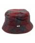 WTAPS (ダブルタップス) バケットハット レッド サイズ:X 03：6000円