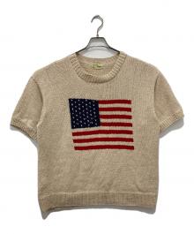 mcmachon woolen（マクマーンウーレン）の古着「ニッティングミルズ ニット」｜ベージュ