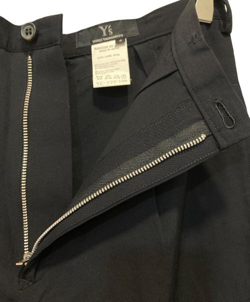 Y's（ワイズ）Y's (ワイズ) ウールタックパンツ ネイビー サイズ:2の古着・服飾アイテム