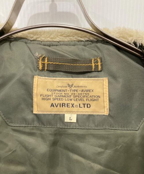 AVIREX（アヴィレックス）AVIREX (アヴィレックス) N-3B フライトジャケット カーキ サイズ:Lの古着・服飾アイテム