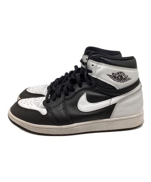 NIKE（ナイキ）NIKE (ナイキ) Air Jordan 1 Retro High OG/エアジョーダン1 レトロ ハイ OG  ホワイト×ブラック サイズ:30cmの古着・服飾アイテム