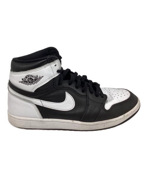 NIKE（ナイキ）NIKE (ナイキ) Air Jordan 1 Retro High OG/エアジョーダン1 レトロ ハイ OG  ホワイト×ブラック サイズ:30cmの古着・服飾アイテム