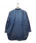 45R (フォーティファイブ・アール) 瑠璃ダンガリーデニムの908スタンドグランパプルシャツ インディゴ サイズ:3：28000円