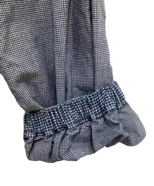 45R（フォーティファイブ・アール）45R (フォーティファイブ・アール) インディゴパッチワークのスモックドレス インディゴ サイズ:FREEの古着・服飾アイテム