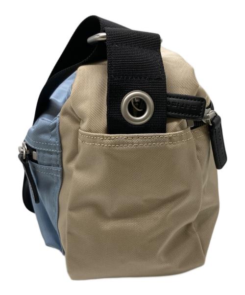 marimekko（マリメッコ）marimekko (マリメッコ) My Thingsショルダーバッグ ブルー×ベージュの古着・服飾アイテム