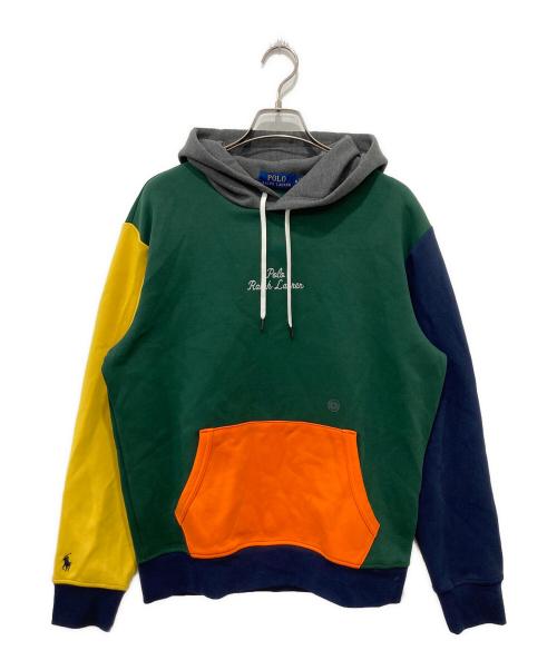 POLO RALPH LAUREN（ポロ・ラルフローレン）POLO RALPH LAUREN (ポロ・ラルフローレン) プルオーバーパーカー マルチカラー サイズ:Mの古着・服飾アイテム