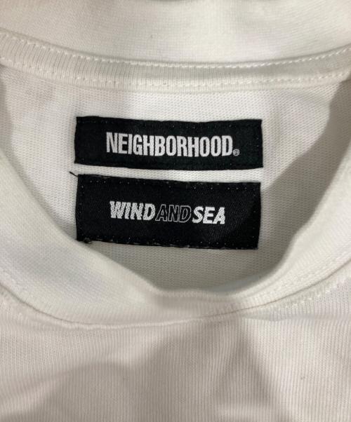 NEIGHBORHOOD（ネイバーフッド）NEIGHBORHOOD (ネイバーフッド) WIND AND SEA (ウィンダンシー) C-TEE-SS ホワイト サイズ:Lの古着・服飾アイテム