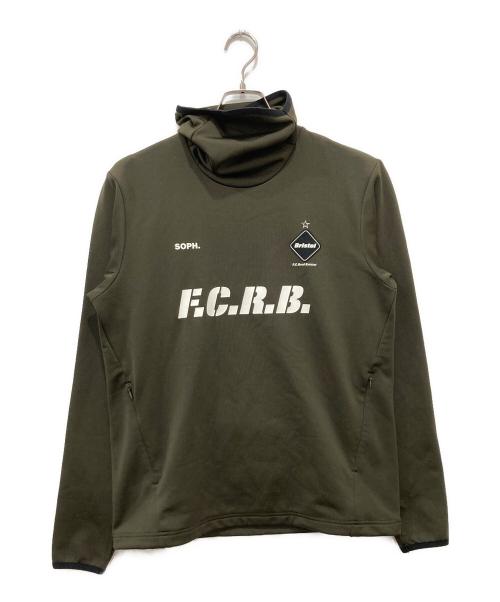 F.C.R.B.（エフシーレアルブリストル）F.C.R.B. (エフシーレアルブリストル) NECK GAITER TRAINING TOP オリーブ サイズ:Sの古着・服飾アイテム