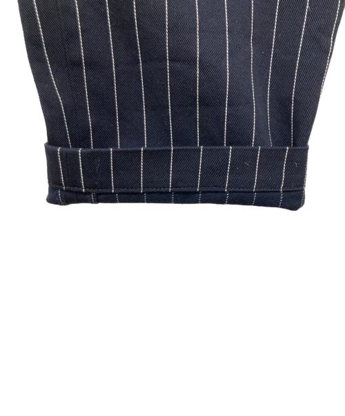 SEQUEL（シークエル）SEQUEL (シークエル) ストライプパンツ ネイビー サイズ:Sの古着・服飾アイテム