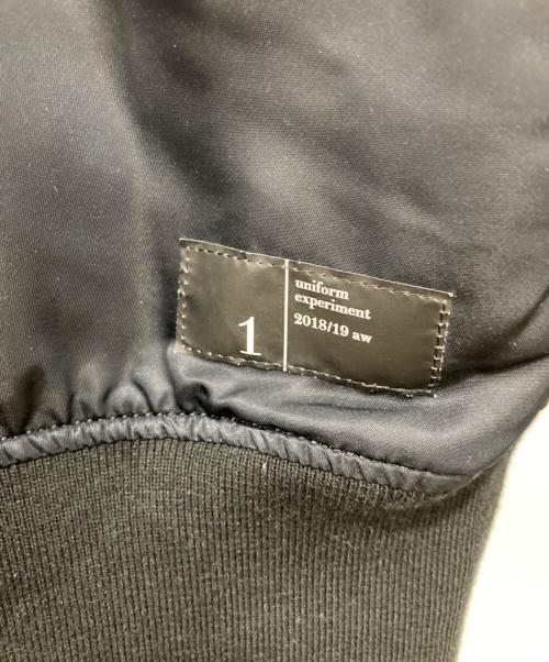 uniform experiment（ユニフォームエクスペリメント）uniform experiment (ユニフォームエクスペリメント) リバーシブル MA1ジャケット ネイビー サイズ:SIZE1の古着・服飾アイテム