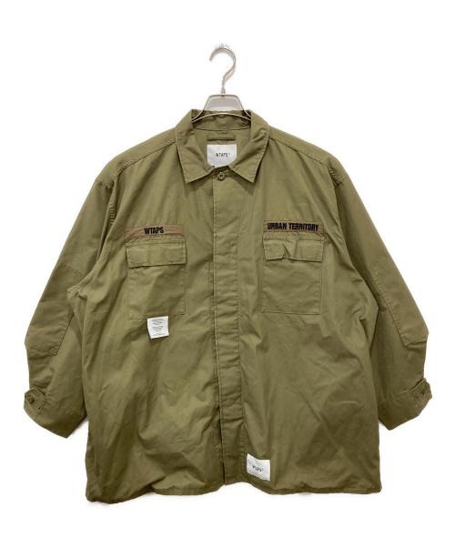 WTAPS（ダブルタップス）WTAPS (ダブルタップス) JACKET. NYCO. OXFORD カーキ サイズ:SIZE01の古着・服飾アイテム