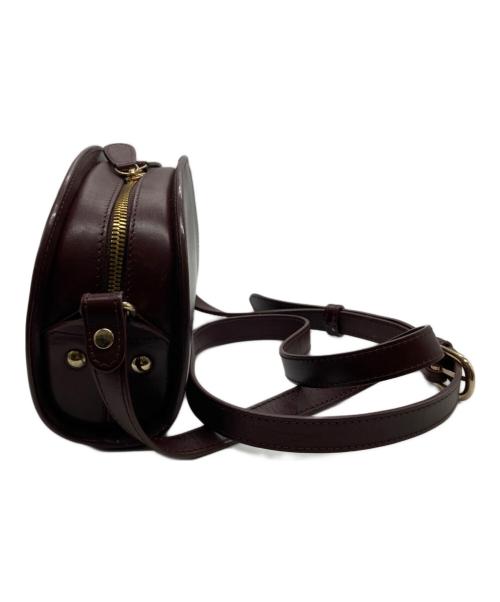 A.P.C.（アーペーセー）A.P.C. (アーペーセー) ハーフムーンショルダーバッグ ワインレッドの古着・服飾アイテム