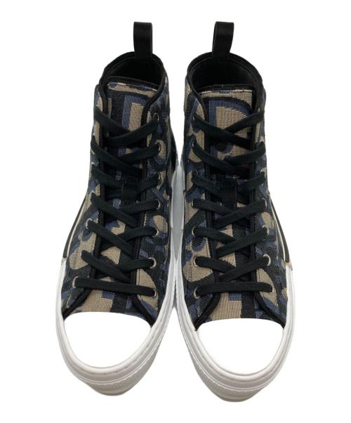 Dior（ディオール）Dior (ディオール) B23 HT MAXI DO CANVAS ベージュ×ネイビー サイズ:41の古着・服飾アイテム