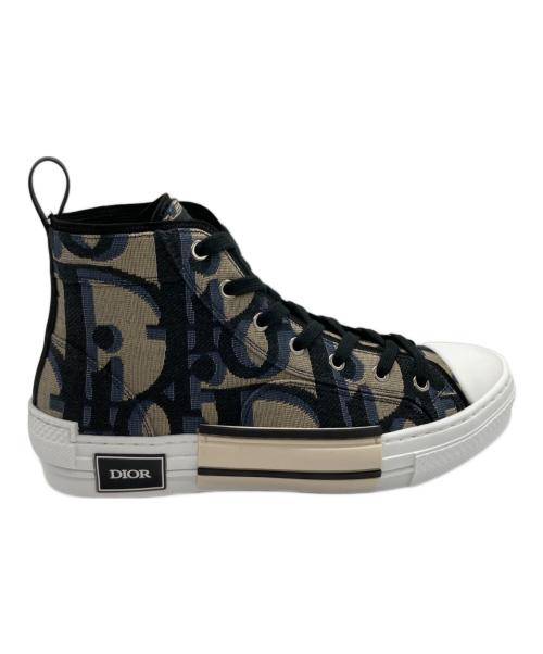 Dior（ディオール）Dior (ディオール) B23 HT MAXI DO CANVAS ベージュ×ネイビー サイズ:41の古着・服飾アイテム