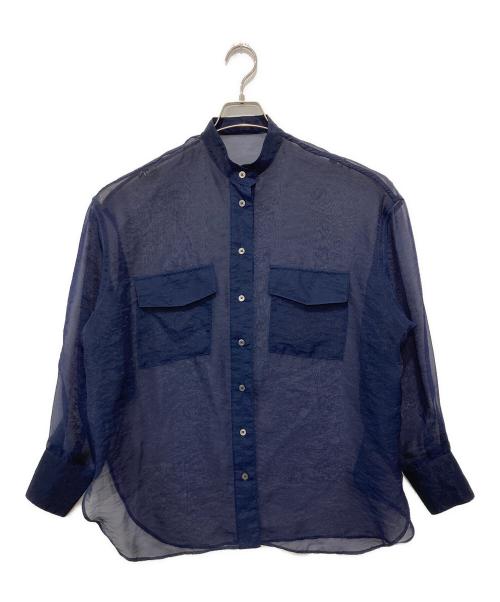 Spick and Span（スピック＆スパン）Spick and Span (スピックアンドスパン) シアーシャツ ネイビー サイズ:-の古着・服飾アイテム