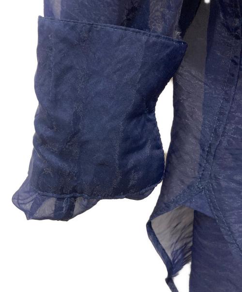 Spick and Span（スピック＆スパン）Spick and Span (スピックアンドスパン) シアーシャツ ネイビー サイズ:-の古着・服飾アイテム