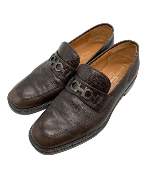 Salvatore Ferragamo（サルヴァトーレ フェラガモ）Salvatore Ferragamo (サルヴァトーレ フェラガモ) ローファー ブラウン サイズ:8 1/2の古着・服飾アイテム