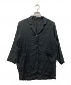 mizuiro-indミズイロインド）の古着「リネンジャケット」｜ブラック