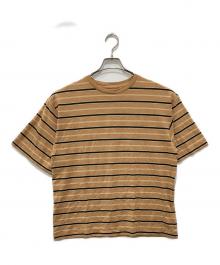 KAPTAIN SUNSHINE（キャプテンサンシャイン）の古着「Hard Twisted Border Jersey S S Tee」｜ベージュ