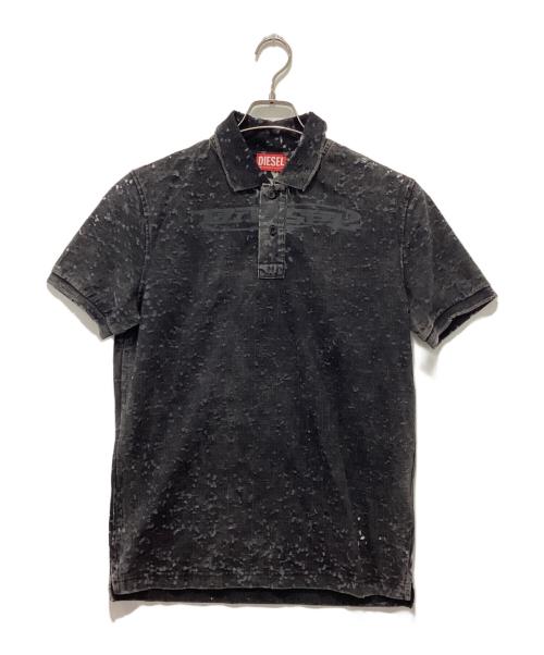 DIESEL（ディーゼル）DIESEL (ディーゼル) ポロシャツ ブラック サイズ:Sの古着・服飾アイテム
