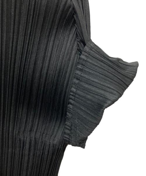 PLEATS PLEASE（プリーツプリーズ）PLEATS PLEASE (プリーツプリーズ) プリーツカットソー ブラック サイズ:3の古着・服飾アイテム