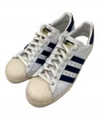 adidasアディダス）の古着「SUPER STAR 80S AC/アディダス オリジナルス スーパースター80s AC ホワイト/ネイビー」｜ホワイト