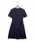 BURBERRY LONDON (バーバリーロンドン) 半袖ワンピース/プリーツトレンチワンピース ネイビー サイズ:38：5000円