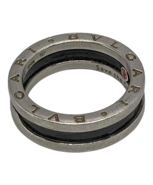 BVLGARI（ブルガリ）BVLGARI (ブルガリ) save the childrenリング シルバー×ブラック サイズ:58の古着・服飾アイテム