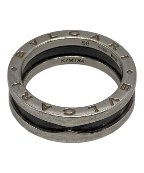 BVLGARI（ブルガリ）BVLGARI (ブルガリ) save the childrenリング シルバー×ブラック サイズ:58の古着・服飾アイテム