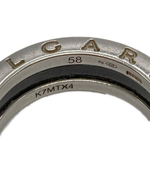 BVLGARI（ブルガリ）BVLGARI (ブルガリ) save the childrenリング シルバー×ブラック サイズ:58の古着・服飾アイテム