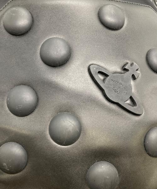 Vivienne Westwood ANGLOMANIA（ヴィヴィアンウエストウッドアングロマニア）Vivienne Westwood ANGLOMANIA (ヴィヴィアンウエストウッドアングロマニア) ナイロン切替リュック ブラックの古着・服飾アイテム