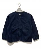 D.M.Gディーエムジー）の古着「パイピングショートジャケット」｜インディゴ