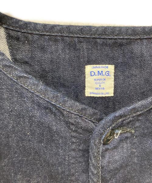 D.M.G（ディーエムジー）D.M.G (ディーエムジー) パイピングショートジャケット インディゴ サイズ:2の古着・服飾アイテム